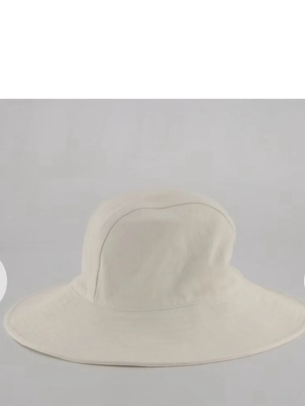 Hermès Cream Hat with Ivory Trim